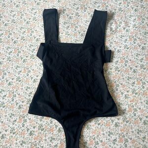 Free People Black Classic Bodysuit One Piece